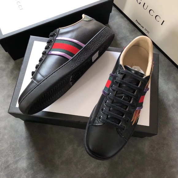 newgUCCI LEATHER CASUAL SHOES FOR WOMEN